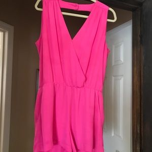 Hot pink ROMPER- Parker